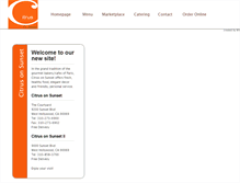 Tablet Screenshot of citrusonsunset.com